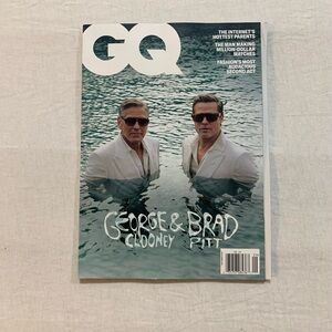GQ George Clooney & Brad Pitt Issue September/October 2024 Magazine